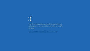 Windows 10 error dialogue screen HD wallpaper