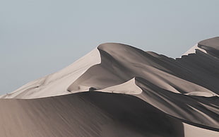 sand, landscape, nature, desert