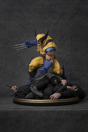 Wolverine figurine, X-Men, Wolverine HD wallpaper