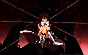 black haired female anime character digital wallpaper, anime, Pandora Hearts, Alice Baskerville HD wallpaper