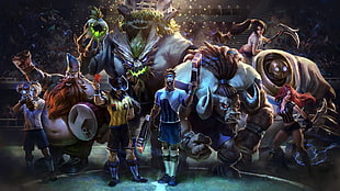 soccer, League of Legends, Lucian (League of Legends), Maokai (League of Legends)