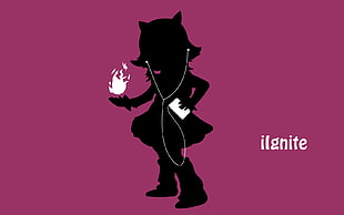 League of Legends Annie silhouette with text overlay, League of Legends, Annie (League of Legends) HD wallpaper