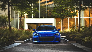 blue car, car, Subaru, blue cars, Subaru BRZ