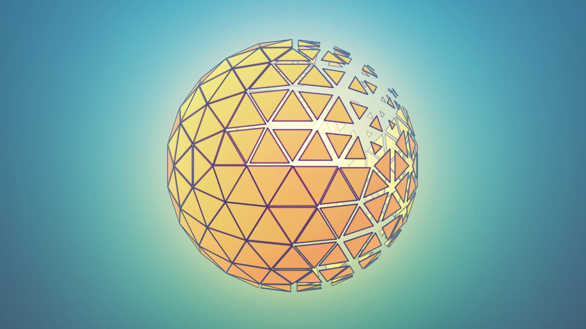 globe wallpaper, Cinema 4D, Photoshop, sphere, abstract