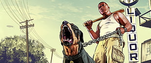 Grand Theft Auto San Andreas digital wallpaper, Grand Theft Auto V HD wallpaper