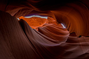 brown rock formation