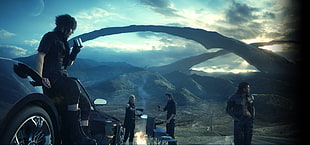 video game wallpaper, Final Fantasy, Final fantasy versus XIII, anime, Noctis HD wallpaper