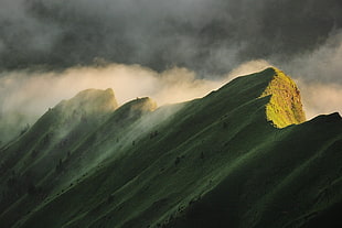 green mountains, landscape, nature