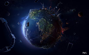 earth illustration