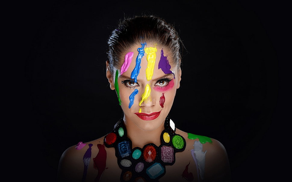 face and body paints HD wallpaper