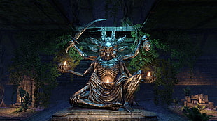 concrete artifact, The Elder Scrolls Online, Sithis, Dark Brotherhood, The Elder Scrolls HD wallpaper