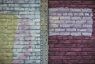 brown and white concrete wall