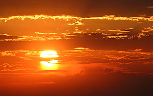 Sunset photography HD wallpaper