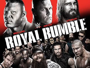 WWe \Royal Rumble show poster HD wallpaper