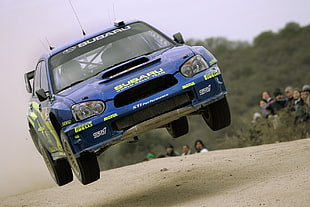 blue Subaru stock car, Subaru Impreza , Subaru, rally cars, wrc