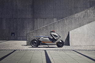 black and gray automatic scooter HD wallpaper