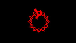 red dragon logo, Nanatsu no Taizai, meliodas