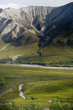 photo of green and white mountain, eielson