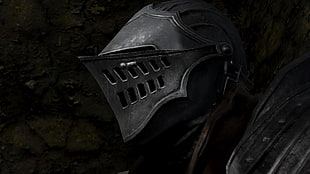 black knight helm, knight, Dark Souls II HD wallpaper