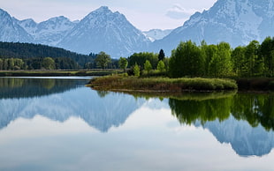 Lake,  Mountain,  Sky,  Nature