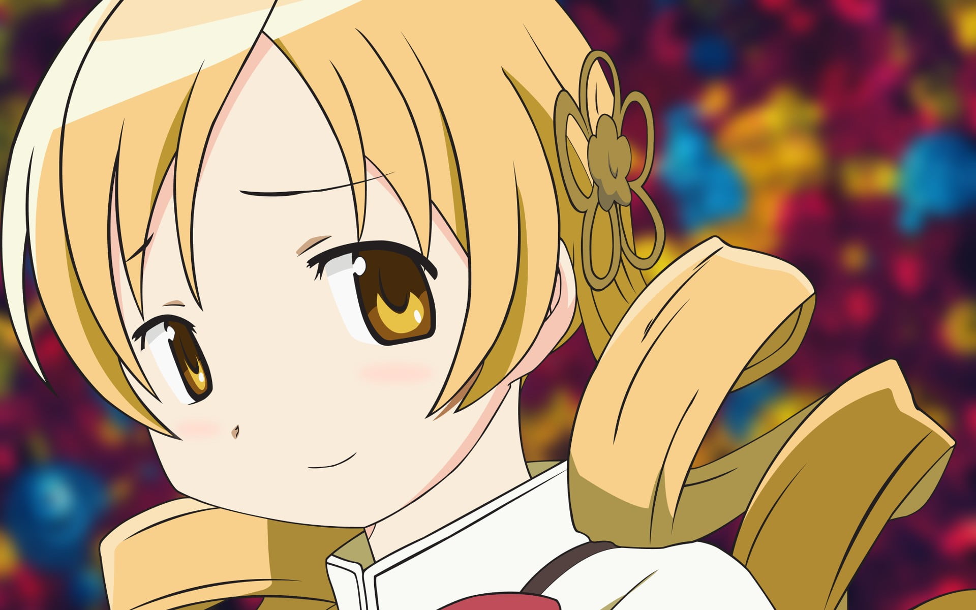 720x1208 Resolution Yellow Haired Female Anime Character Mahou Shoujo Madoka Magica Tomoe