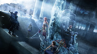 Final Fantasy 13 digital wallpaper HD wallpaper