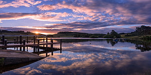 panorama photography of body of water