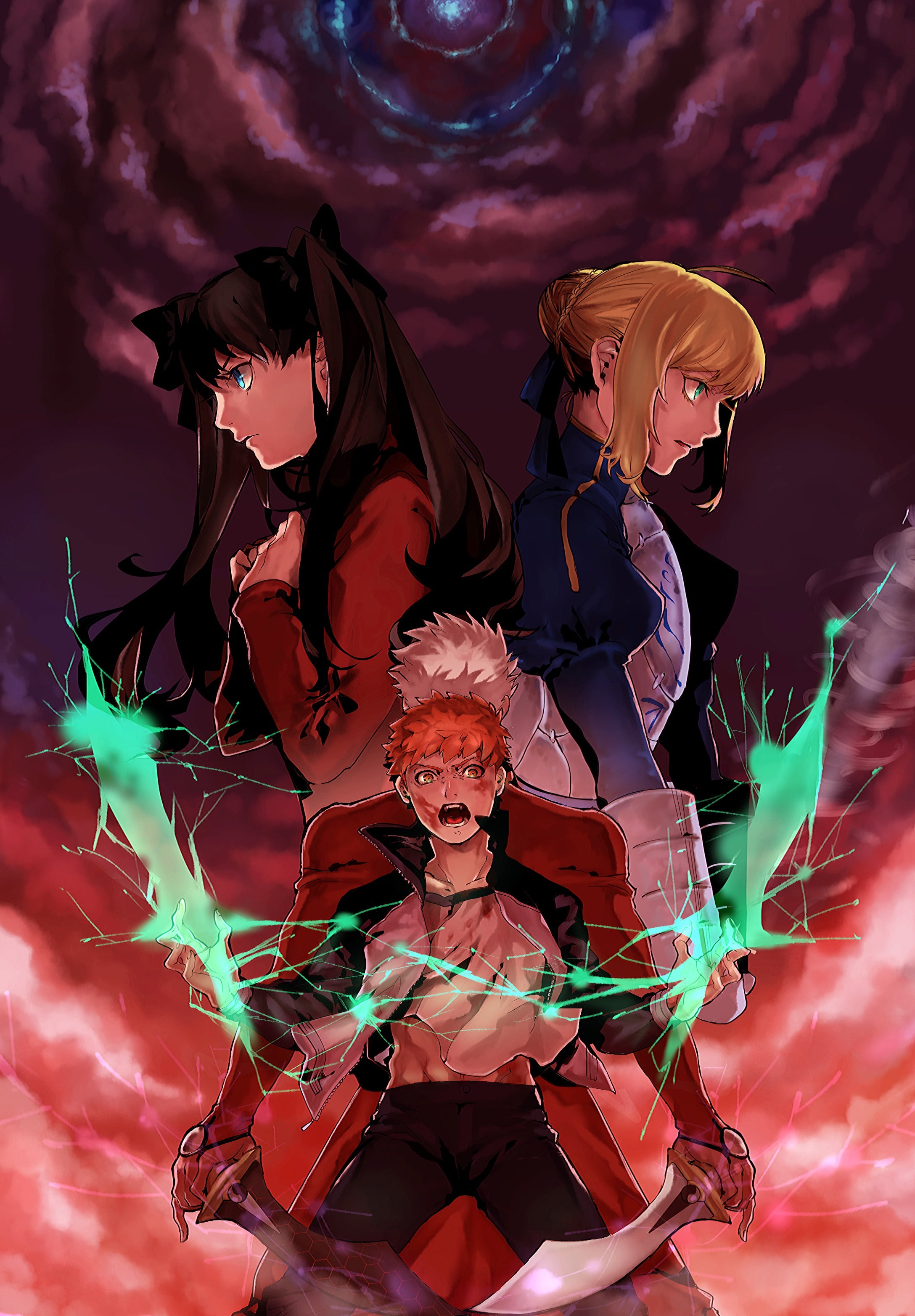Fate Stay Night Illustration Fate Series Fate Stay Night Fate Stay Night Unlimited Blade Works Archer Fate Stay Night Hd Wallpaper Wallpaper Flare