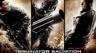 Terminator Salvation digital wallpaper, movies, Terminator, Terminator Salvation, collage HD wallpaper