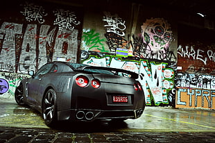 gray Nissan GT-r35 coupe, Nissan GT-R NISMO, Nissan Skyline GT-R R35