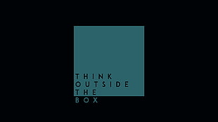 Think Outside The Box HD wallpaper