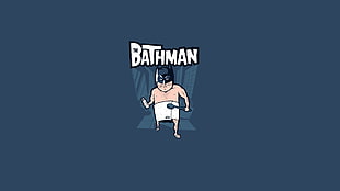 Bathman illustration HD wallpaper