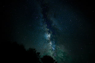 heavenly bodies, Starry sky, Stars, Milky way