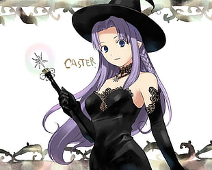 female anime character Caster HD wallpaper