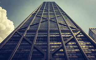 gray high-rise building, city, skyscraper, Chicago