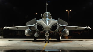 gray fighter plane, military, rafale, Dassault Rafale HD wallpaper