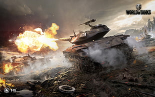 World of Tanks game HD wallpaper