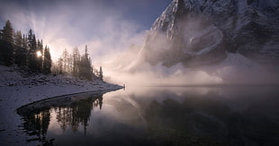 body of water, nature, photography, landscape, lake