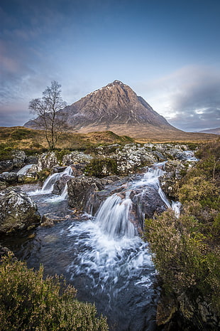 stream in time lapse photography