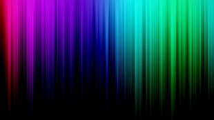 rainbow color digital wallpaper HD wallpaper