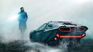 black sports car, Blade Runner 2049, Ryan Gosling, movies, Blade Runner HD wallpaper