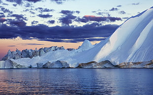 ice burg digital wallpaper, landscape, winter, snow, ice HD wallpaper